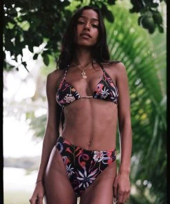 Follow Suit The Izzy Top - Garden Party (Mocha) Mme. Mink