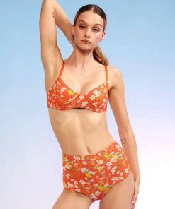 Cynthia Rowley Blossom Bikini Top