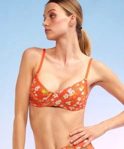 Cynthia Rowley Blossom Bikini Top