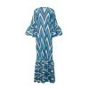 De Castro Long Viento Dress Light Blue