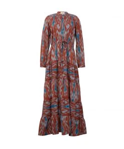 De Castro Orange Dueña Dress