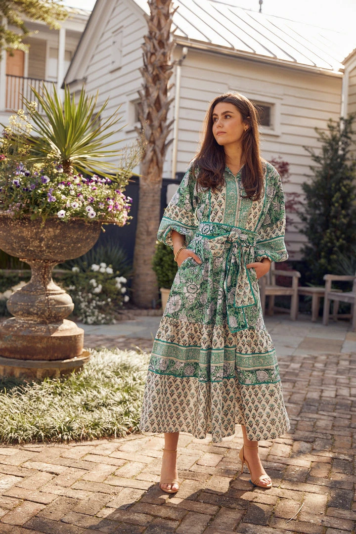 Sue Sartor Flounce™️| Green Garden Print 6 Sue Sartor Flounce™️| Green Garden Print