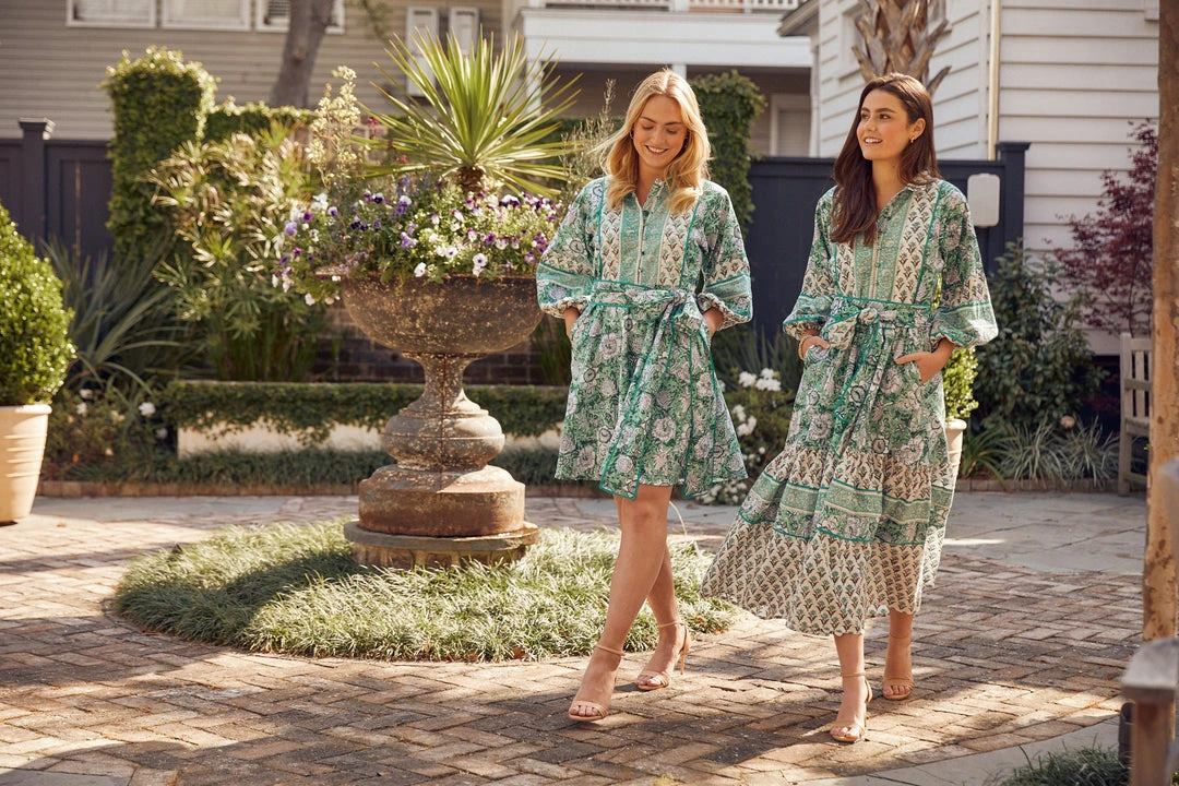 Sue Sartor Flounce™️| Green Garden Print 8 Sue Sartor Flounce™️| Green Garden Print