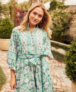 Sue Sartor Flounce™️ Shorty | Green Garden CLOTHING