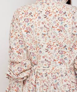 Daydress Alma Dress In Berry Wild Flowers