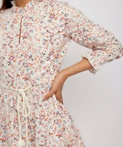Daydress Alma Dress In Berry Wild Flowers