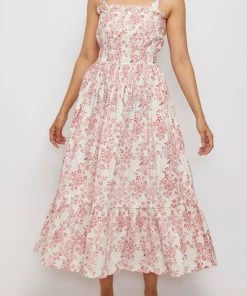 Daydress Florence Dress In Cerise Chintz Trail
