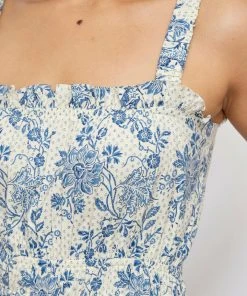 Daydress Florence Dress In Blue Chintz Trail