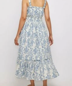 Daydress Florence Dress In Blue Chintz Trail
