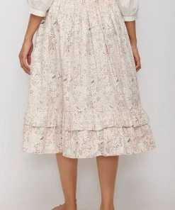 Daydress WHAT'S HOT Frill Skirt In Blush Chintz Trail