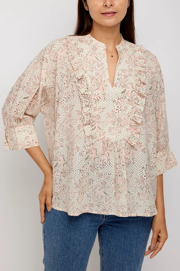 Daydress Carrie Shirt In Blush Chintz Trail WHAT'S HOT 3 Daydress Carrie Shirt In Blush Chintz Trail WHAT'S HOT