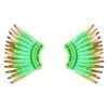 Mignonne Gavigan Mini Madeline Earrings Lime Gold