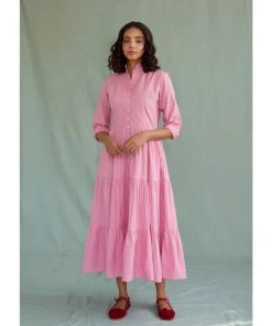 Daydress WHAT'S HOT Dakota Dress In Pink Poplin