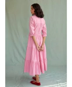 Daydress WHAT'S HOT Dakota Dress In Pink Poplin