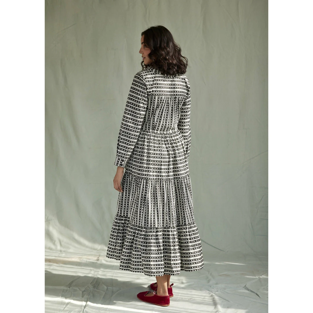 Daydress WHAT'S HOT Dakota Dress In Dot-Dot-Dash 4 Daydress WHAT'S HOT Dakota Dress In Dot-Dot-Dash