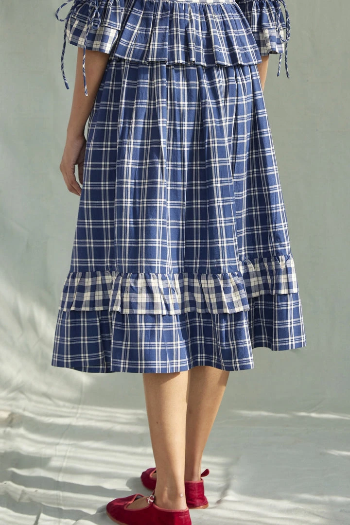 Daydress WHAT'S HOT Frill Skirt In Handloom Check 5 Daydress WHAT'S HOT Frill Skirt In Handloom Check