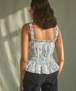 Daydress Florence Sun-top In Blue Chintz Trail 7 Daydress Florence Sun-top In Blue Chintz Trail