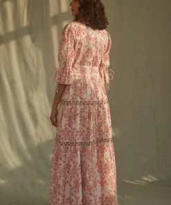 Daydress WHAT'S HOT Colette Dress In Cerise Chintz Trail 11 Daydress WHAT'S HOT Colette Dress In Cerise Chintz Trail