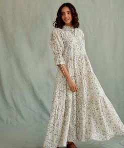 Daydress Colette Dress In Lavender Wild Flowers