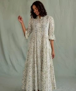 Daydress Colette Dress In Lavender Wild Flowers