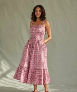 Daydress Florence Dress In Pink China Tea