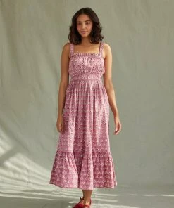 Daydress Florence Dress In Pink China Tea