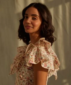 Daydress Lindos Dress In Berry Wild Flowers WHAT'S HOT