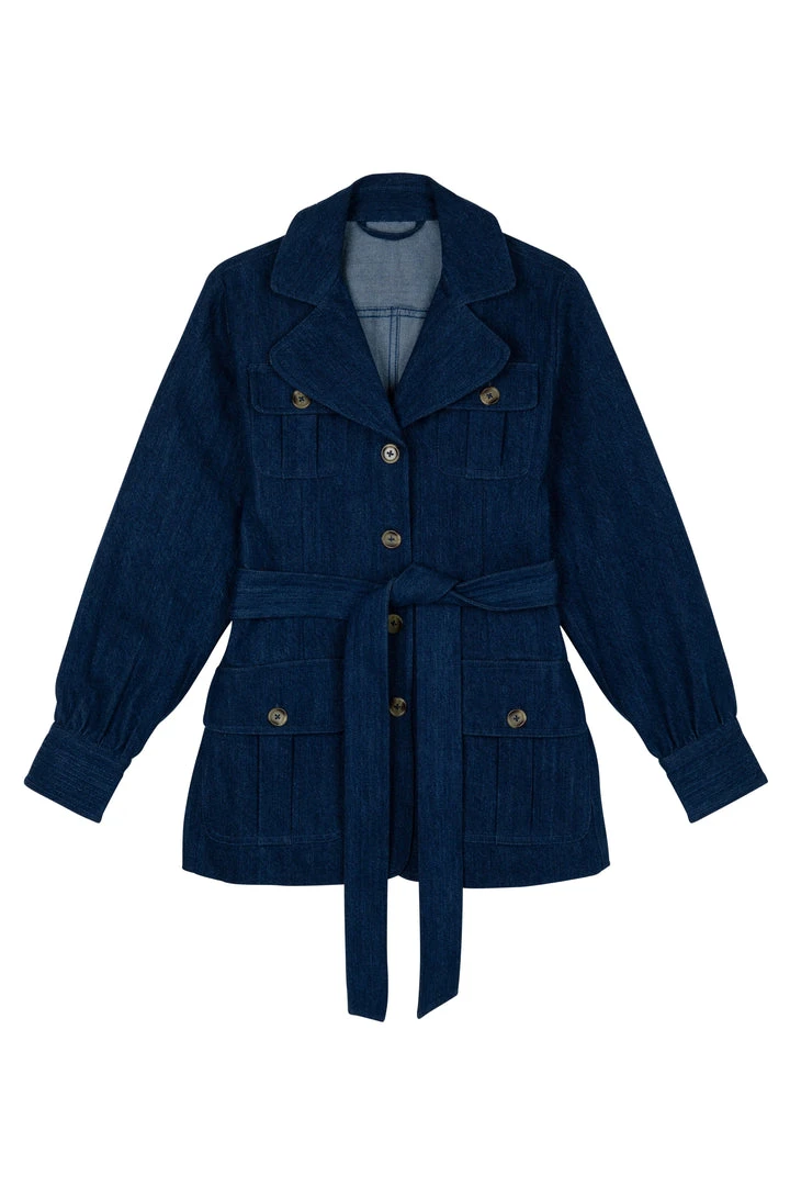 Seraphina DENIM PATCH POCKET JACKET | 9 Seraphina DENIM PATCH POCKET JACKET |