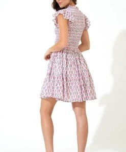 OLIPHANT Smocked Flirty Short Dress 9 OLIPHANT Smocked Flirty Short Dress
