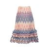 De Castro Pink Ikat Skirt