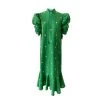 De Castro Emerald Green Margarita Dress
