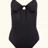 Follow Suit The Emily One Piece - Black Mme. Mink
