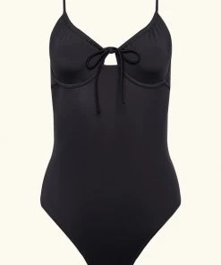 Follow Suit The Emily One Piece - Black Mme. Mink