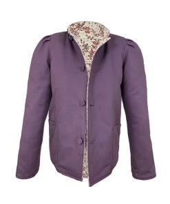 Casey Marks Magic Jacket In Coral Cherry Blossom Jacquard & Purple Twill WHAT'S HOT 6 Casey Marks Magic Jacket In Coral Cherry Blossom Jacquard & Purple Twill WHAT'S HOT