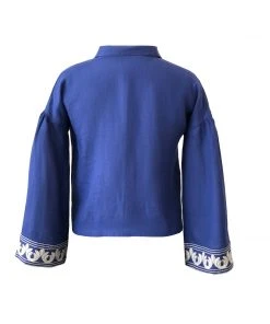 De Castro Blue Espinas Top