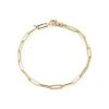 Couplet Les Classiques Handmade Hollow Link Gold Bracelet