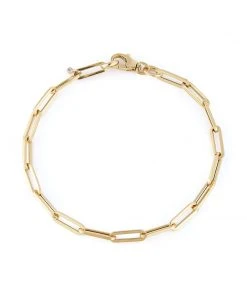 Couplet Les Classiques Handmade Hollow Link Gold Bracelet