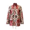 De Castro Red Rainbow Ikat Jacket
