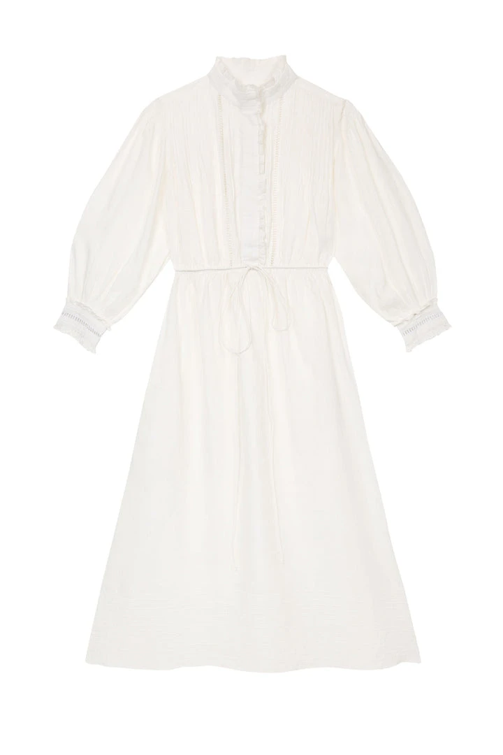 Seraphina CLOTHING THE LADDER LACE DRESS | Ecru Chambray 8 Seraphina CLOTHING THE LADDER LACE DRESS | Ecru Chambray