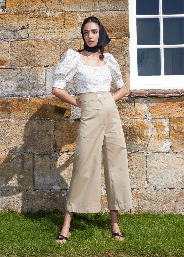 Anna Mason Bay Pocket Crop Trousers CLOTHING 5 Anna Mason Bay Pocket Crop Trousers CLOTHING