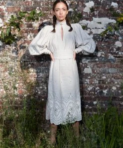 Anna Mason Vera Straight Midi Dress CLOTHING