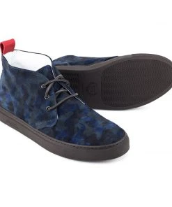 Del Toro WHAT'S HOT Men's Vintage Navy Camo Chukka