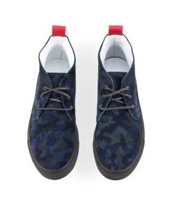 Del Toro WHAT'S HOT Men's Vintage Navy Camo Chukka