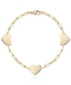 Aurelia Demark WHAT'S HOT Delicate Three Hearts Bracelet