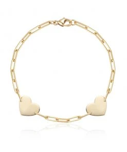Aurelia Demark WHAT'S HOT Delicate Two Hearts Bracelet