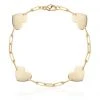 Aurelia Demark WHAT'S HOT Delicate Four Hearts Bracelet 1 Aurelia Demark WHAT'S HOT Delicate Four Hearts Bracelet