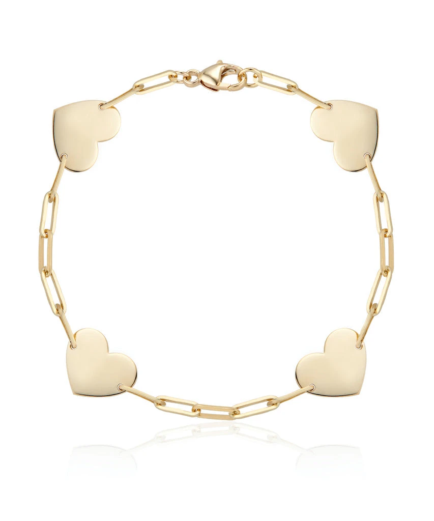 Aurelia Demark WHAT'S HOT Delicate Four Hearts Bracelet 3 Aurelia Demark WHAT'S HOT Delicate Four Hearts Bracelet