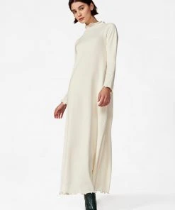 Casey Marks Lounge Dress In Ecru French Terry