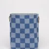 Salt The Checkered Denim Paloma Bucket Tote