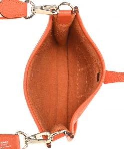 Salt Hermes Evelyn Orange Poppy TPM Bag WHAT'S HOT